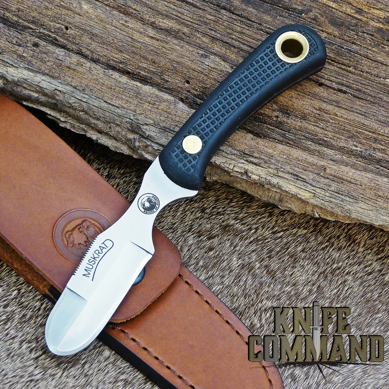 Knives Of Alaska Muskrat D2 Suregrip Skinning Hunting Knife 00069FG 3 Knives Of Alaska Muskrat D2 Suregrip Skinning Hunting Knife 00069FG
