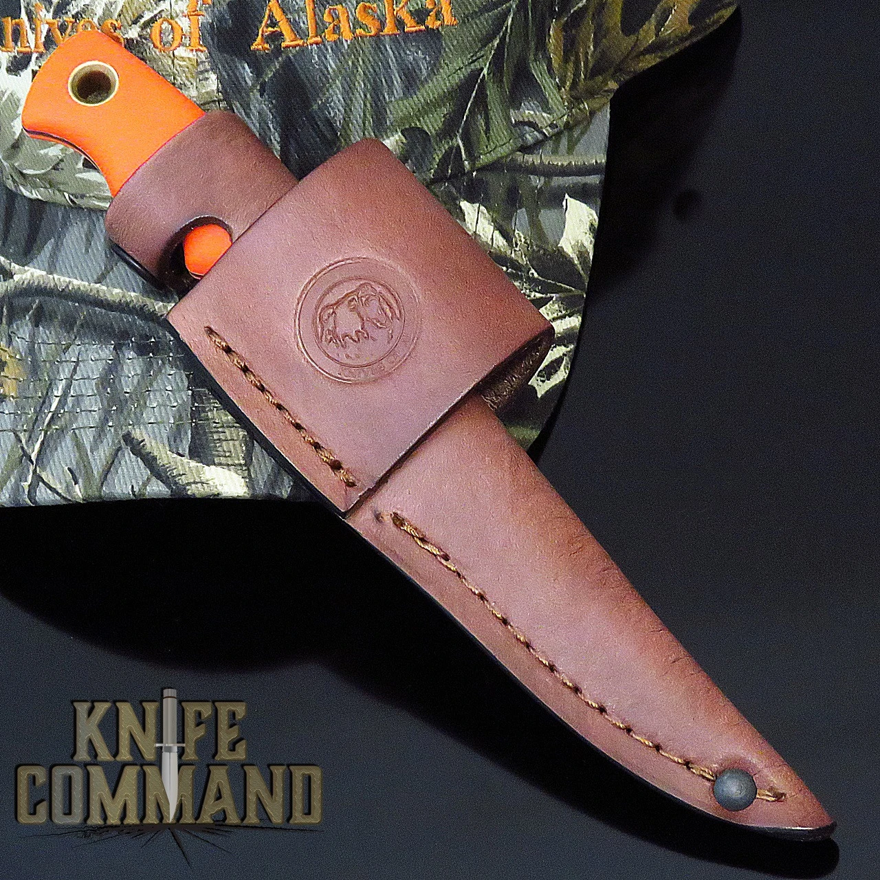 Knives Of Alaska Jaeger Blaze Orange Suregrip Hunting Boning Knife 00114FG 5 Knives Of Alaska Jaeger Blaze Orange Suregrip Hunting Boning Knife 00114FG - Image 3