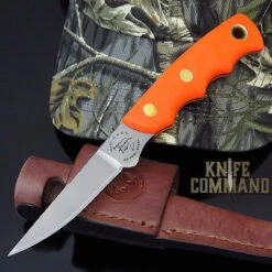 Knives Of Alaska Jaeger Blaze Orange Suregrip Hunting Boning Knife 00114FG