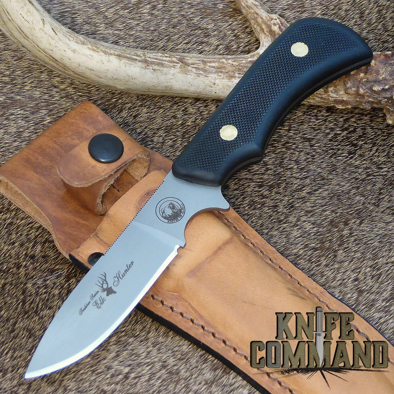 Knives Of Alaska Trekker Elk Hunter Black Suregrip Hunting Knife 00161FG 3 Knives Of Alaska Trekker Elk Hunter Black Suregrip Hunting Knife 00161FG
