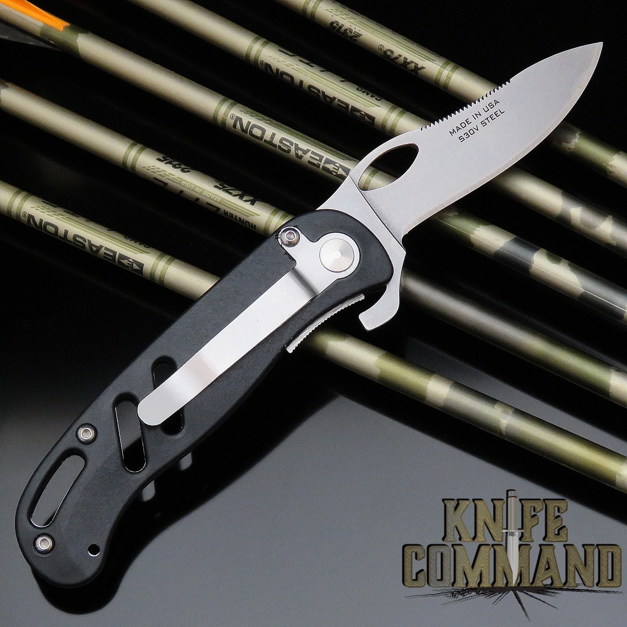 Knives Of Alaska SideWinder Pocket Hunting Knife Black SureGrip With Clip 00690FG 4 Knives Of Alaska SideWinder Pocket Hunting Knife Black SureGrip With Clip 00690FG - Image 2