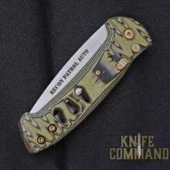 Knives Of Alaska Recon Patrol Automatic Knife OD / Black Micarta 00920FG -Chic Knives Store KNIVES OF ALASKA 00920FG CL 24916.1538184238.1280.1280