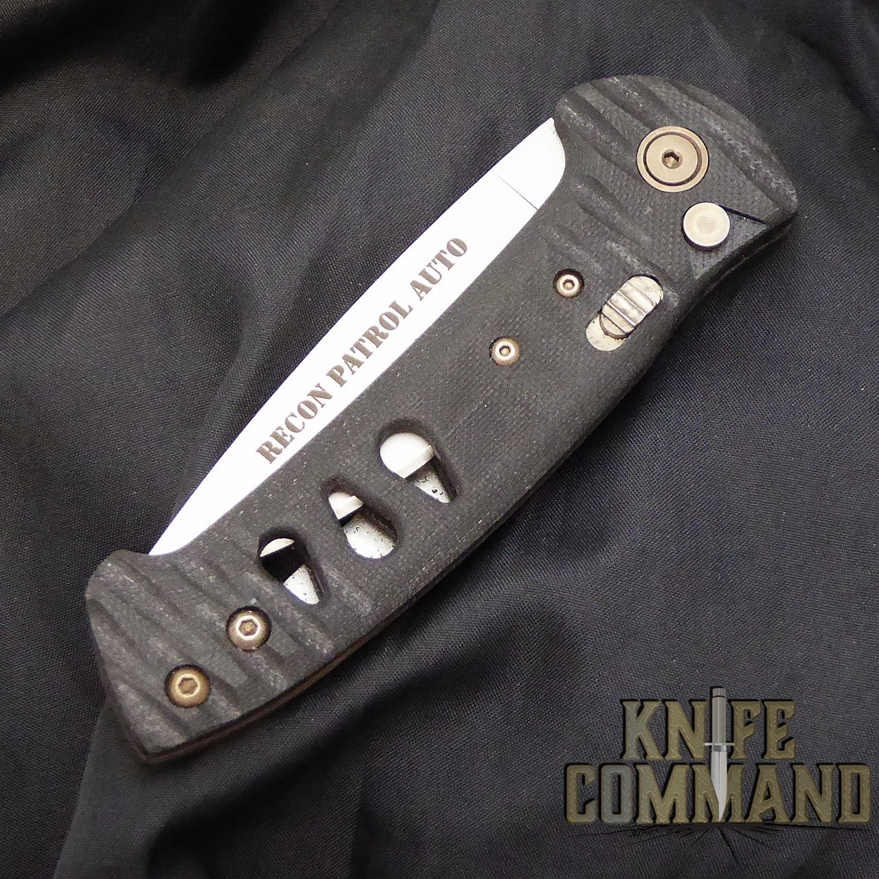 Knives Of Alaska Recon Patrol Automatic Knife Black Micarta 00921FG 5 Knives Of Alaska Recon Patrol Automatic Knife Black Micarta 00921FG - Image 3