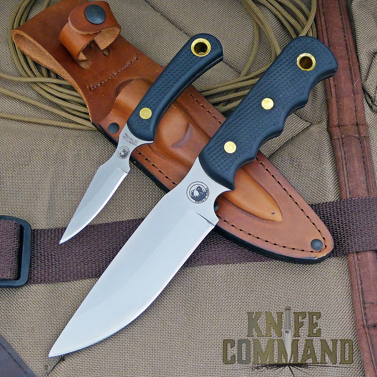 Knives Of Alaska Bush Camp Suregrip Hunting Knife Combo 00035FG 3 Knives Of Alaska Bush Camp Suregrip Hunting Knife Combo 00035FG
