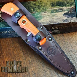 Knives Of Alaska Trekker Elk Hunter Blaze Orange Suregrip Hunting Knife Combo 00201FG 7 Knives Of Alaska Trekker Elk Hunter Blaze Orange Suregrip Hunting Knife Combo 00201FG -Chic Knives Store KOA 00201FG SH KC 06537.1694538186.1280.1280