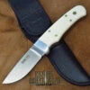Linder Solingen White Micarta Drop Point Full Tang Hunting Knife 3-1/2" 440c 143409 -Chic Knives Store LINDER 143409 79055.1650137325.1280.1280