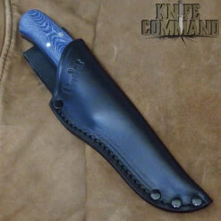 Linder Solingen Blue Jeans Micarta Drop Point Full Tang Hunting Knife 3-1/2" 440c 143609 -Chic Knives Store LINDER 143609 SH 89540.1650137326.1280.1280