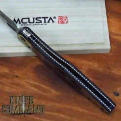 Mcusta Platinum Label Limited Edition "Shiki" Four Seasons Winter Folder SPG2 Core San Mai Brass With Wood Inlay 4.75" Folding Knife -Chic Knives Store MCUSTA MCPV 006 WINTER SER 77397.1634579643.1280.1280