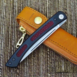 Mcusta The Executive Personal Limited Edition VG-10 Core Red Singray 4.56" Folding Steak Knife -Chic Knives Store MCUSTA STLER CL 50863.1644260192.1280.1280