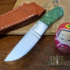 Moki Rare Limited Edition Mini Hunter Fixed Blade Knife In Green Stabilized Maple 1 Moki Rare Limited Edition Mini Hunter Fixed Blade Knife In Green Stabilized Maple -Chic Knives Store MOKI HM 540 4 GREEN 72107.1672939982.1280.1280