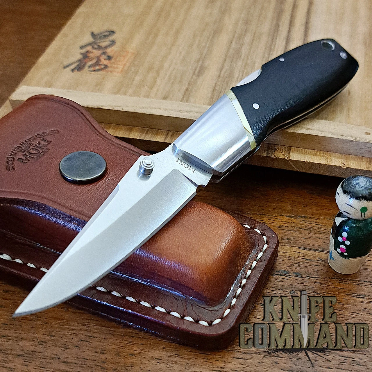 Moki Kingfisher KF5/3 Rare Lockback Folding Knife Gold Lip Pearl 3 Moki Kingfisher KF5/3 Rare Lockback Folding Knife Gold Lip Pearl