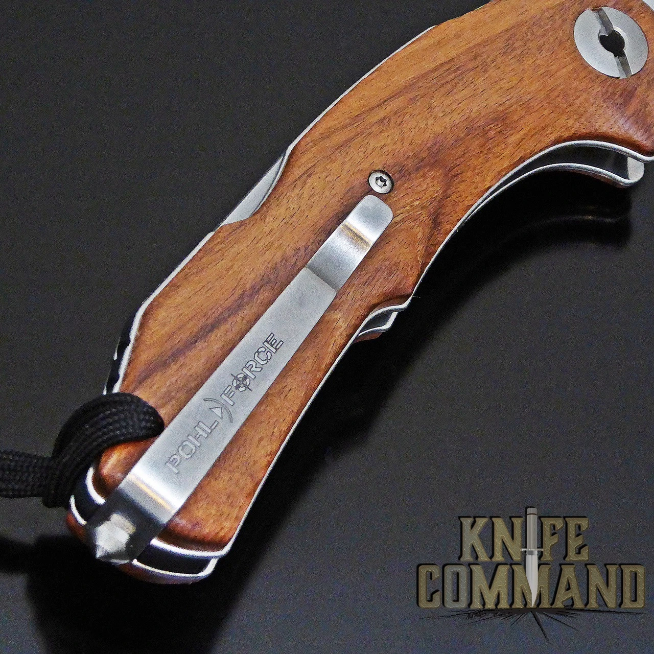 Pohl Force Mike Five Santos Wood 1063 Tactical Folding Knife 8 Pohl Force Mike Five Santos Wood 1063 Tactical Folding Knife - Image 6