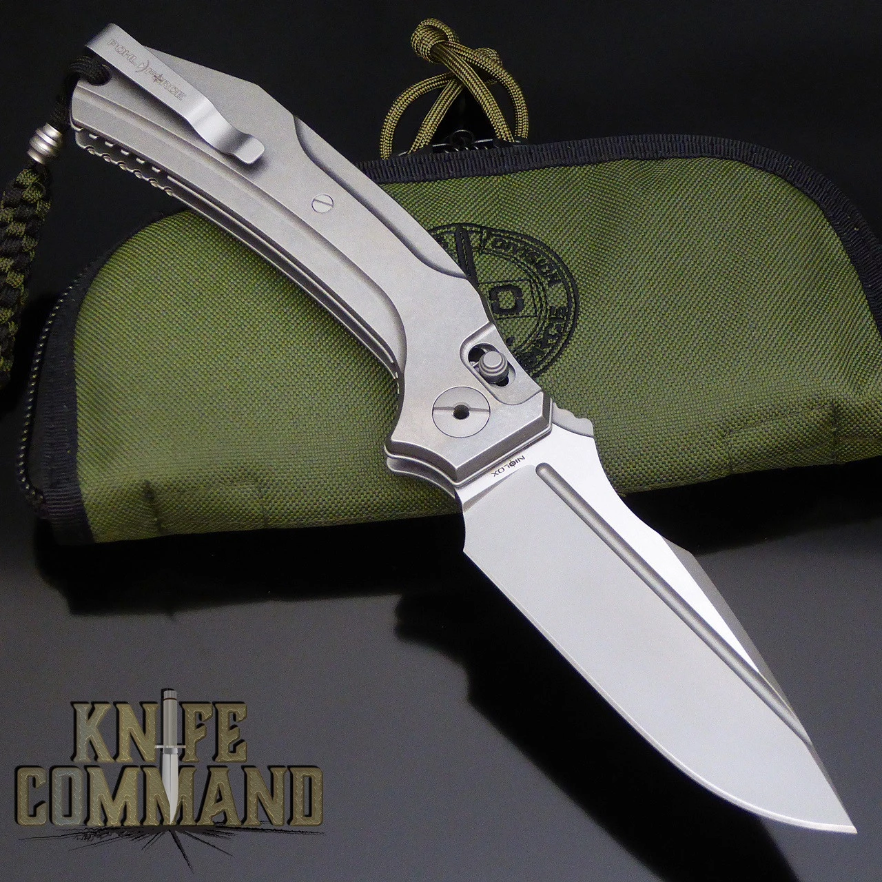 Pohl Force 1084 Force One Titanium Niolox Folding Knife 6 Pohl Force 1084 Force One Titanium Niolox Folding Knife - Image 4