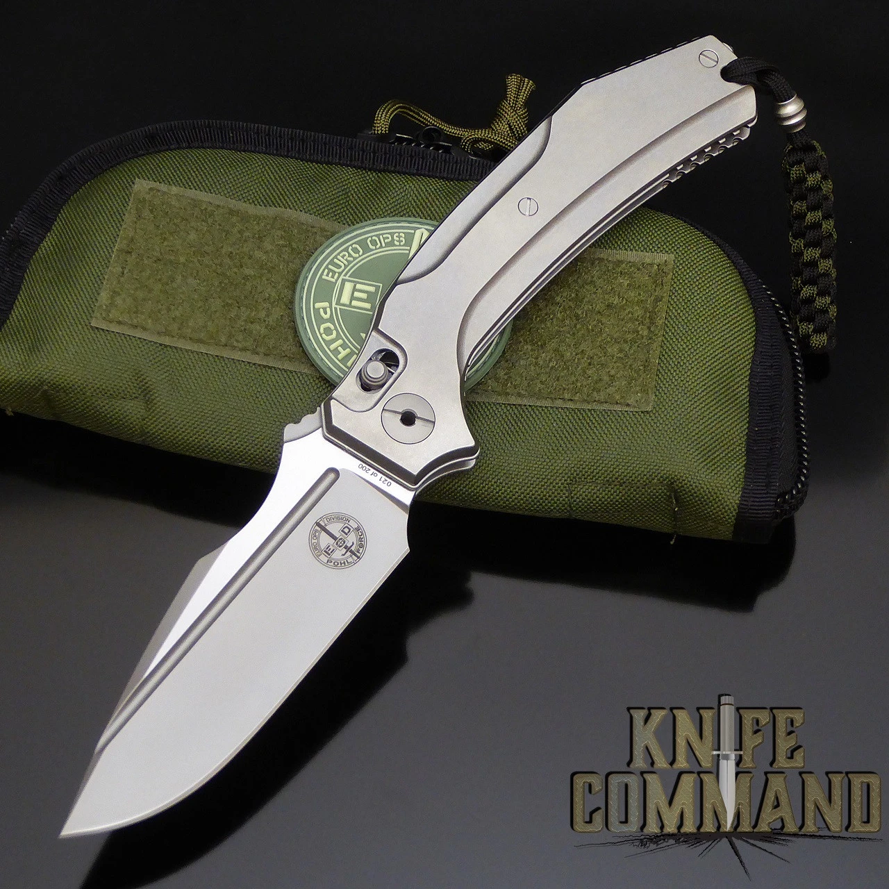 Pohl Force 1084 Force One Titanium Niolox Folding Knife 3 Pohl Force 1084 Force One Titanium Niolox Folding Knife