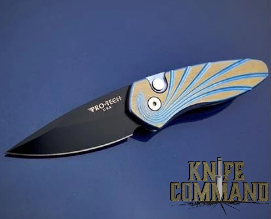Pro-Tech Knives Sprint 2952 Titanium Automatic Knife With Black DLC 2" S35VN Blade 6 Pro-Tech Knives Sprint 2952 Titanium Automatic Knife With Black DLC 2" S35VN Blade - Image 4