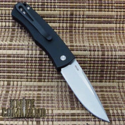 Pro-Tech Knives BR-1.51 Tuxedo Mike Whiskers Allen Magic Bolster Release Automatic Folder Knife Folder 154-CM Stonewash Blade -Chic Knives Store PRO TECH BR1.51 BK 88044.1668358522.1280.1280