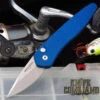 Pro-Tech Knives Half Breed 3605 Blue Automatic Knife With Stonewash 2" S35VN Blade 1 Pro-Tech Knives Half Breed 3605 Blue Automatic Knife With Stonewash 2" S35VN Blade -Chic Knives Store PRO TECH HALF BREED BLUE LURES 13077.1653527543.1280.1280