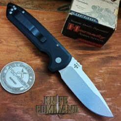 Pro-Tech Knives Rockeye Automatic Knife LG305 Les George Folder Stonewash S35VN Blade -Chic Knives Store PRO TECH LG305 ROCKEYE BK KC 15778.1691611783.1280.1280