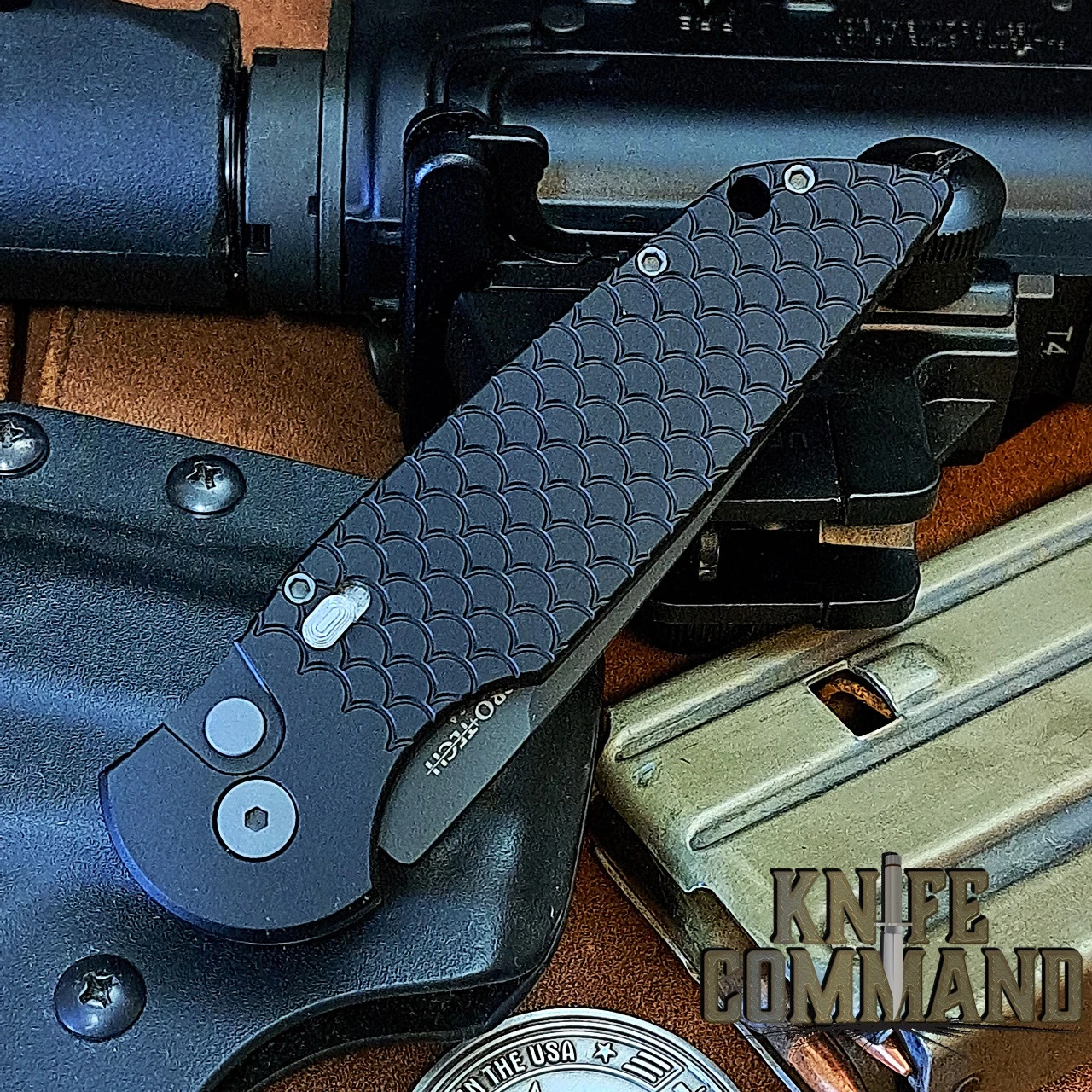 Pro-Tech Knives Tactical Response 3 TR-3 X1 M Military Issue Automatic Knife Folder 3.5" Blade 5 Pro-Tech Knives Tactical Response 3 TR-3 X1 M Military Issue Automatic Knife Folder 3.5" Blade - Image 3
