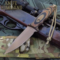 Spartan Blades Harsey Tactical Trout Knife Flat Dark Earth / MultiCam Nylon Sheath SB43DECMNLMC -Chic Knives Store SPARTAN HARSEY TACTICAL TROUT FDE CAMO 76 31278.1668371391.1280.1280