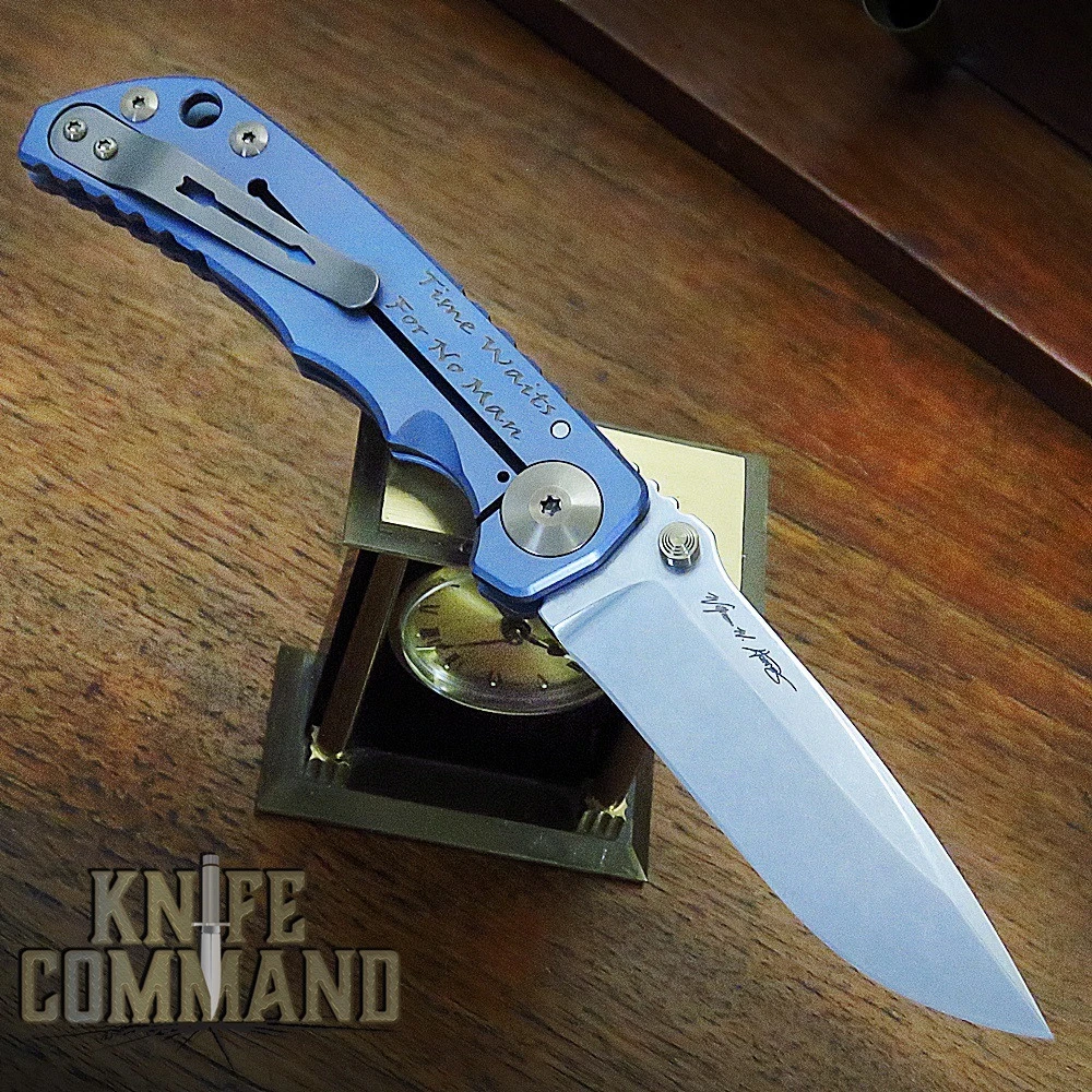 Spartan Blades Harsey Folder Special Edition Watchworks Titanium 4" CPM S45VN Blade SF5WATCHWORKS 4 Spartan Blades Harsey Folder Special Edition Watchworks Titanium 4" CPM S45VN Blade SF5WATCHWORKS - Image 2