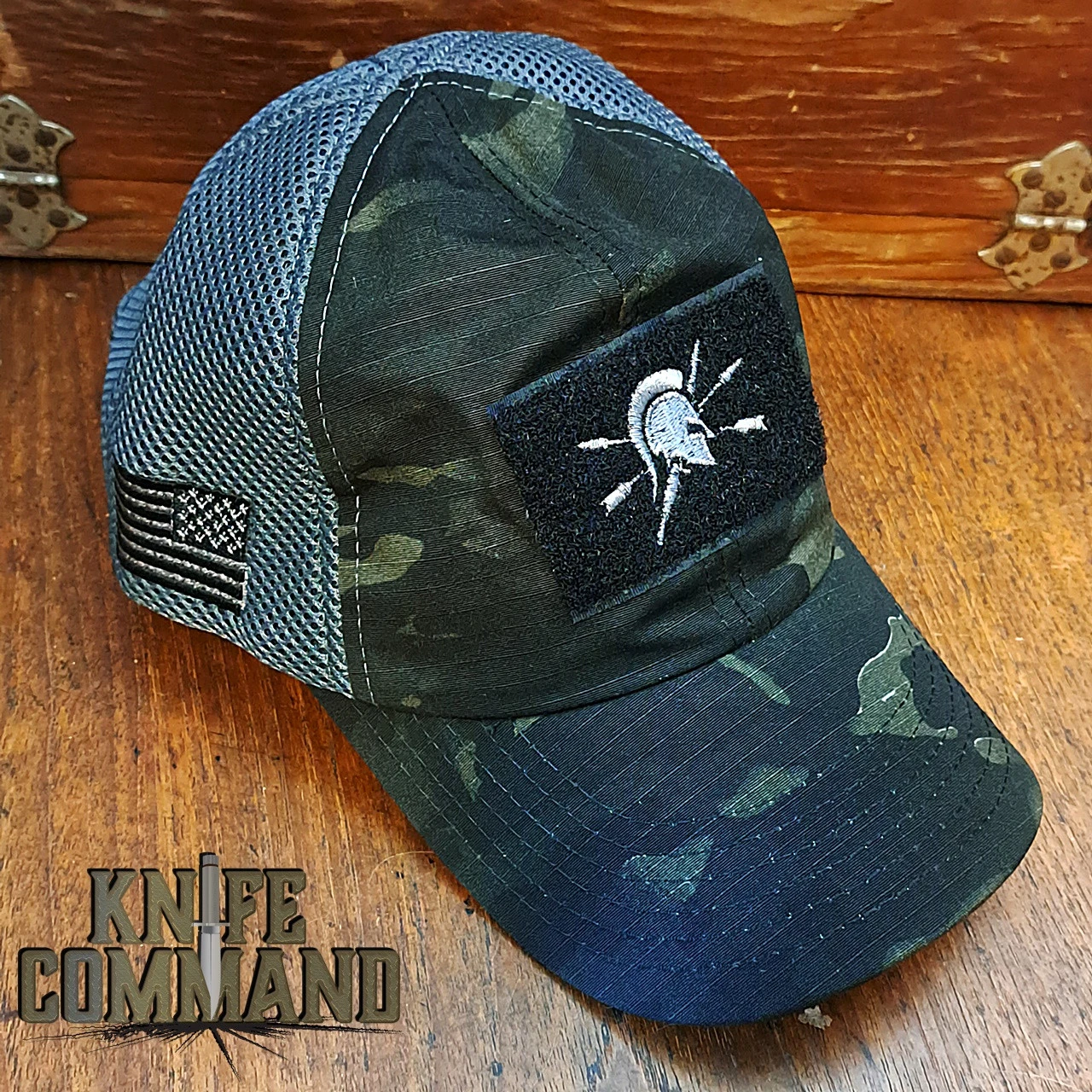 SPARTAN BLADES MultiCam Mesh Hat With Spartan Blade Logo 5 SPARTAN BLADES MultiCam Mesh Hat With Spartan Blade Logo - Image 3