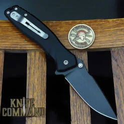 Spartan Blades PALLAS Button Lock Flipper Folder Black CPM S45VN Blade SF3BK -Chic Knives Store SPARTAN PALLAS FOLDER BLACK SF3BK CHAIR COIN BK 15718.1619727083.1280.1280