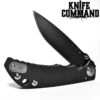 Spartan Blades Harsey Folder Black Titanium 4" CPM S45VN Blade SF5BK -Chic Knives Store SPARTAN SF5BK OPEN WHITE KC 32028.1651087806.1280.1280