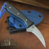 Paddy Smyth Knives Custom Stalker's Claw Hunting Knife, Black G-10 Blue Sheath Police Special -Chic Knives Store STALKER CLAW BLACK BLUE 34716.1661984816.1280.1280