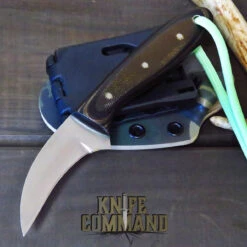 Paddy Smyth Knives Custom Stalker's Claw Hunting Knife, Black Brown G-10 Camo Sheath -Chic Knives Store STALKER CLAW GREEN CAMO BK 30588.1661967386.1280.1280