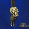 Techno Silver Factory Zombie Skull Brass Knife Lanyard Bead -Chic Knives Store TECHNO SILVER FACTORY ZOMBIE BRASS 58748.1622497096.1280.1280