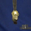 Techno Silver See No Evil Skull Brass Knife Lanyard Bead -Chic Knives Store TECHNO SILVER SEE NO EVIL BRASS 88363.1622566642.1280.1280