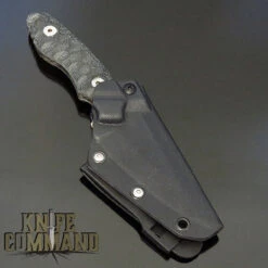 Wander Tactical Custom Barracuda Fixed Blade Knife Black Micarta / Black Blood Blade -Chic Knives Store WANDER BARRACUDA BLACK BLK BLOOD SH 78499.1617649970.1280.1280