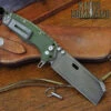 Wander Tactical Custom Franken Extreme Duty Folding Knife Green Micarta Duo 1 Wander Tactical Custom Franken Extreme Duty Folding Knife Green Micarta Duo -Chic Knives Store WANDER FRANKEN FLAT BK 30712.1629325718.1280.1280