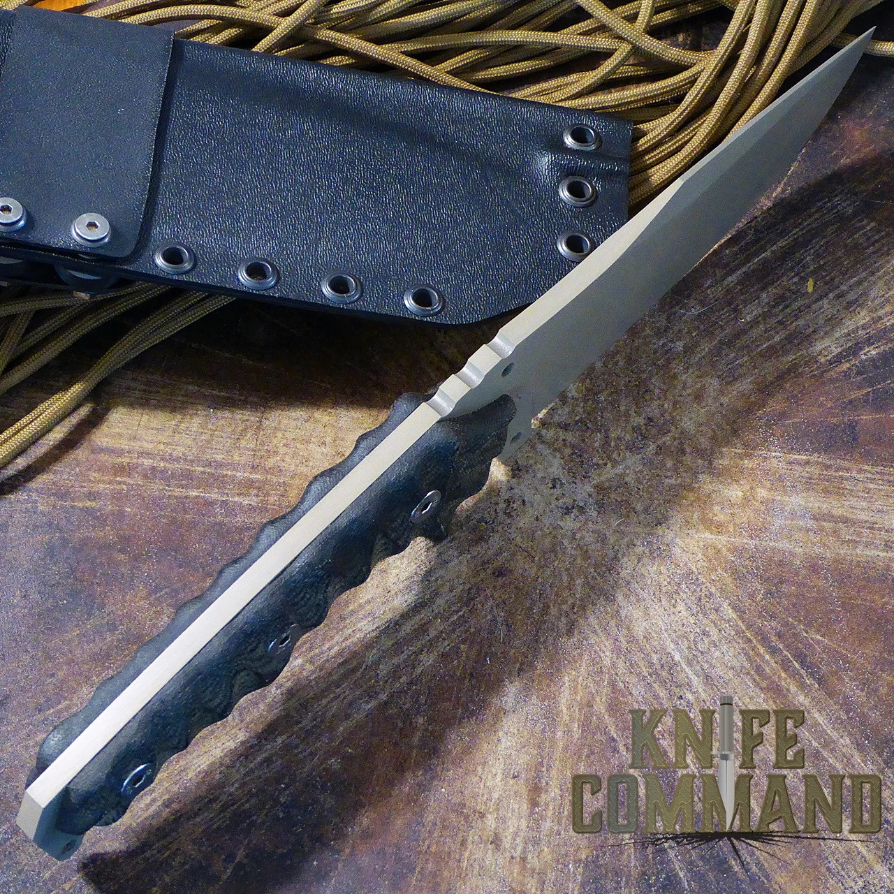 Wander Tactical Haast Eagle Survival Knife Black Micarta Dark Earth Gunkote 5 Wander Tactical Haast Eagle Survival Knife Black Micarta Dark Earth Gunkote - Image 3