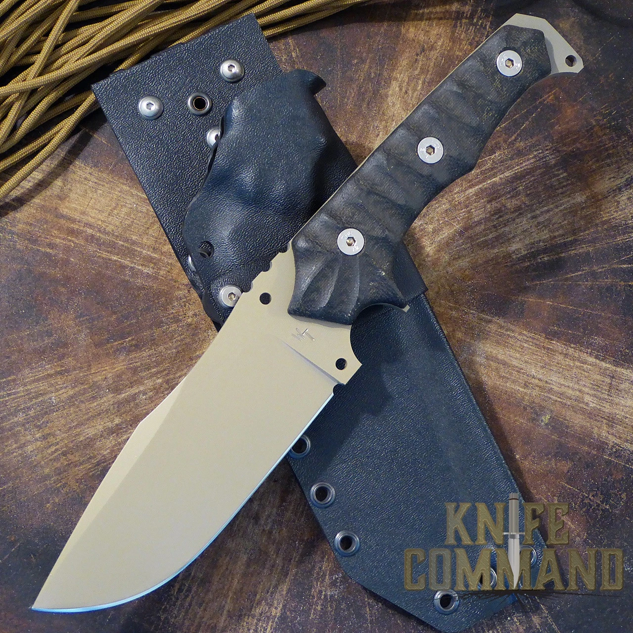Wander Tactical Haast Eagle Survival Knife Black Micarta Dark Earth Gunkote 3 Wander Tactical Haast Eagle Survival Knife Black Micarta Dark Earth Gunkote