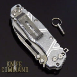 Wander Tactical Hurricane Custom Gen 3 Extreme Duty Folding Knife Silver Aluminum / Satin -Chic Knives Store WANDER HURRICANE GEN 3 ALUMINUM SATIN CL 79828.1617641946.1280.1280