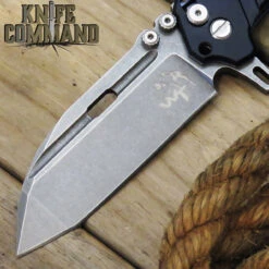 Wander Tactical Hurricane Gen 3 Extreme Duty Folding Knife Black Aluminum -Chic Knives Store WANDER HURRICANE GEN 3 BLACK STONE BLD 27182.1565816217.1280.1280