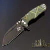 Wander Tactical Hurricane Custom Gen 3 Extreme Duty Folding Knife Green Micarta / Black -Chic Knives Store WANDER HURRICANE GEN 3 GREEN MICARTA BLACK 62350.1617641946.1280.1280