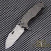 Wander Tactical Custom Hurricane Extreme Duty Folding Knife Ice Brush Black Green Micarta -Chic Knives Store WANDER HURRICANE ICE BLK MIC 71889.1500567201.1280.1280