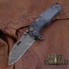 Wander Tactical Custom Hurricane TI Extreme Duty Folding Knife Ice Brush Black Micarta 1 Wander Tactical Custom Hurricane TI Extreme Duty Folding Knife Ice Brush Black Micarta -Chic Knives Store WANDER HURRICANE TI ICE BLK MIC 180131 11246.1517432485.1280.1280