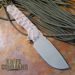 Wander Tactical Lynx Survival Knife Fire Micarta Dark Earth Gunkote
