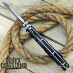 Wander Tactical Mistral Gen 3 Extreme Duty Folding Knife Black Aluminum -Chic Knives Store WANDER MISTRAL GEN 3 BLACK STONE HDLBK 87056.1565816172.1280.1280