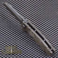 Wander Tactical Custom Mistral Extreme Duty Folding Knife Bi-Tone Gunkote Dark Green Micarta -Chic Knives Store WANDER MISTRAL RAW GRN MIC HDLBK 90635.1500575172.1280.1280