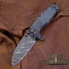 Wander Tactical Custom Mistral TI Extreme Duty Folding Knife Ice Brush Black Micarta 1 Wander Tactical Custom Mistral TI Extreme Duty Folding Knife Ice Brush Black Micarta -Chic Knives Store WANDER MISTRAL TI ICE BLK MIC 180131 79582.1517449076.1280.1280