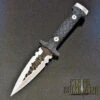 Wander Tactical Custom Primitive Dagger Fixed Blade Knife Black Micarta / Duo Tone Blade -Chic Knives Store WANDER PRIMITIVE DAGGER BLACK TWO TONE 25956.1617657196.1280.1280