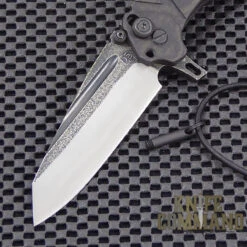 Wander Tactical Custom Sköll Wolf Extreme Duty Folding Knife Two-Tone Black Green Micarta Skoll -Chic Knives Store WANDER SKOLL WOLF BI BLK MIC Skll BLD 67547.1500500400.1280.1280