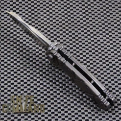 Wander Tactical Custom Sköll Wolf Extreme Duty Folding Knife Two-Tone Black Green Micarta Skoll -Chic Knives Store WANDER SKOLL WOLF BI BLK MIC Skll HDLBK 56872.1500500400.1280.1280