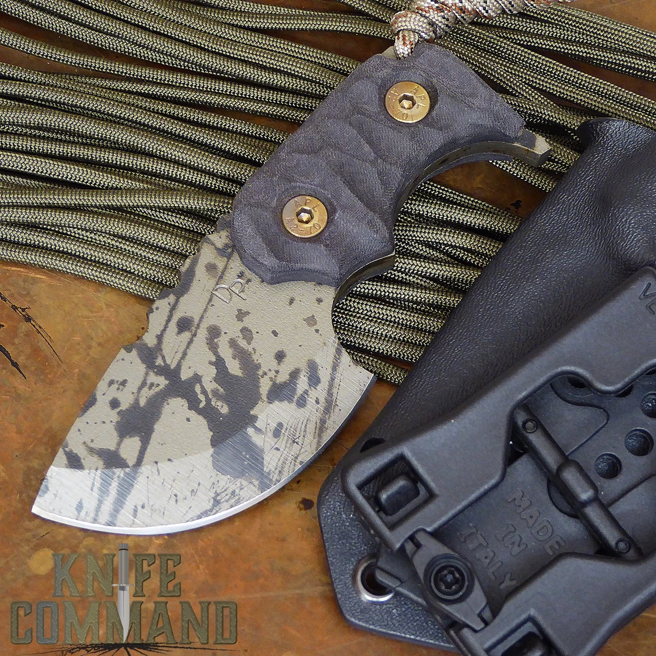 Wander Tactical Tricertops Knife Pitch Black Micarta Black Blood Gunkote 4 Wander Tactical Tricertops Knife Pitch Black Micarta Black Blood Gunkote - Image 2